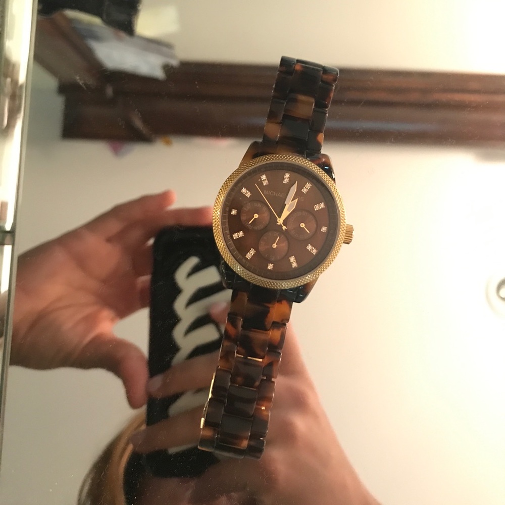 Michael Kors Tortoise Shell Watch