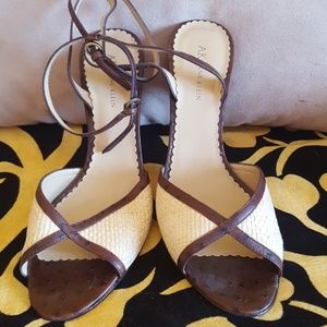 Anne Klein Sandals w ankle strap
