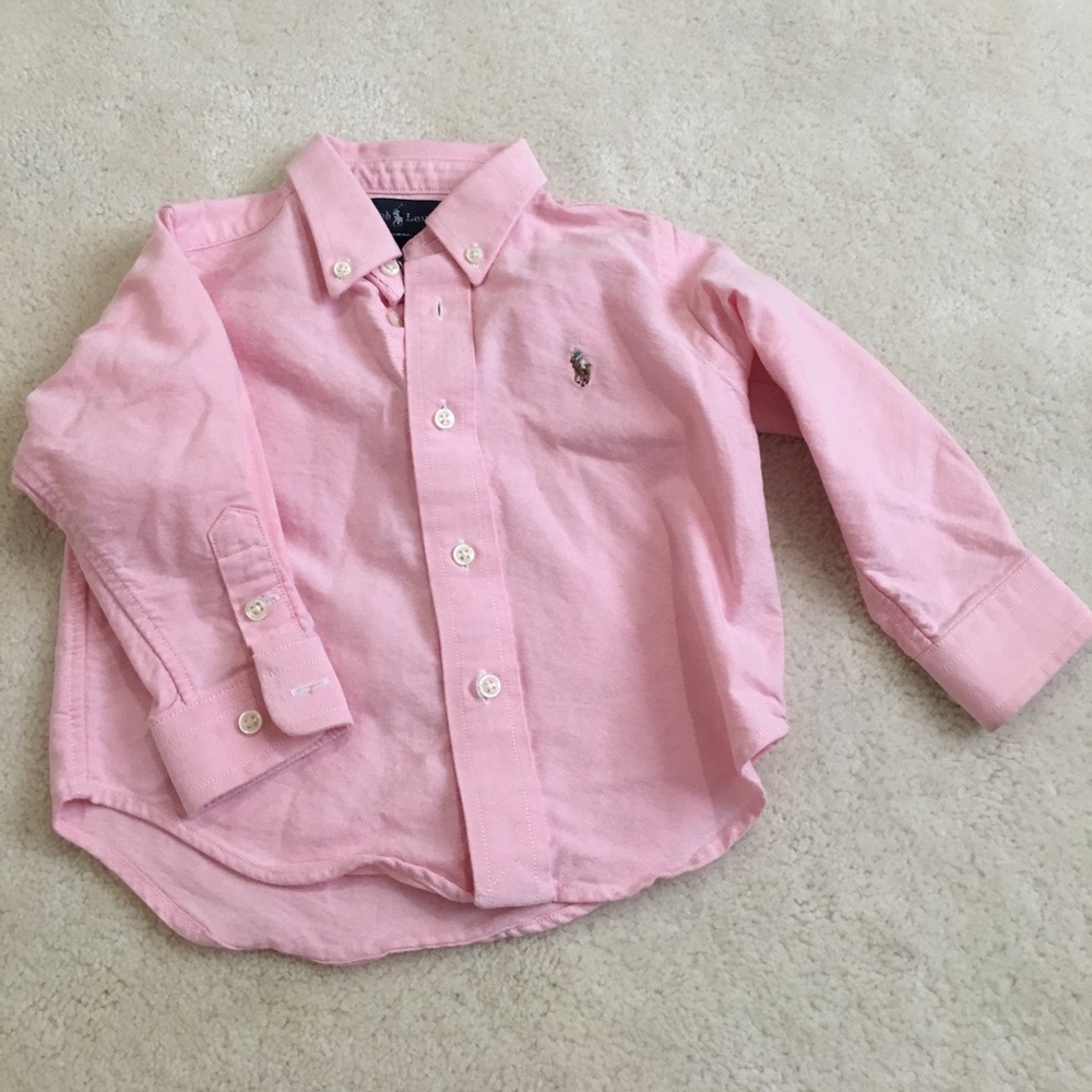 Boys Long sleeve button down 18m