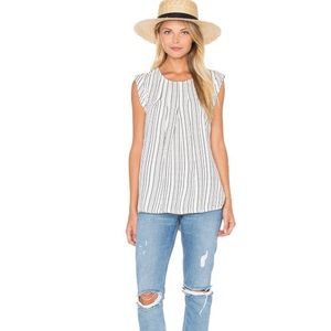 NWT MICHAEL STARS SEERSUCKER TOP XS