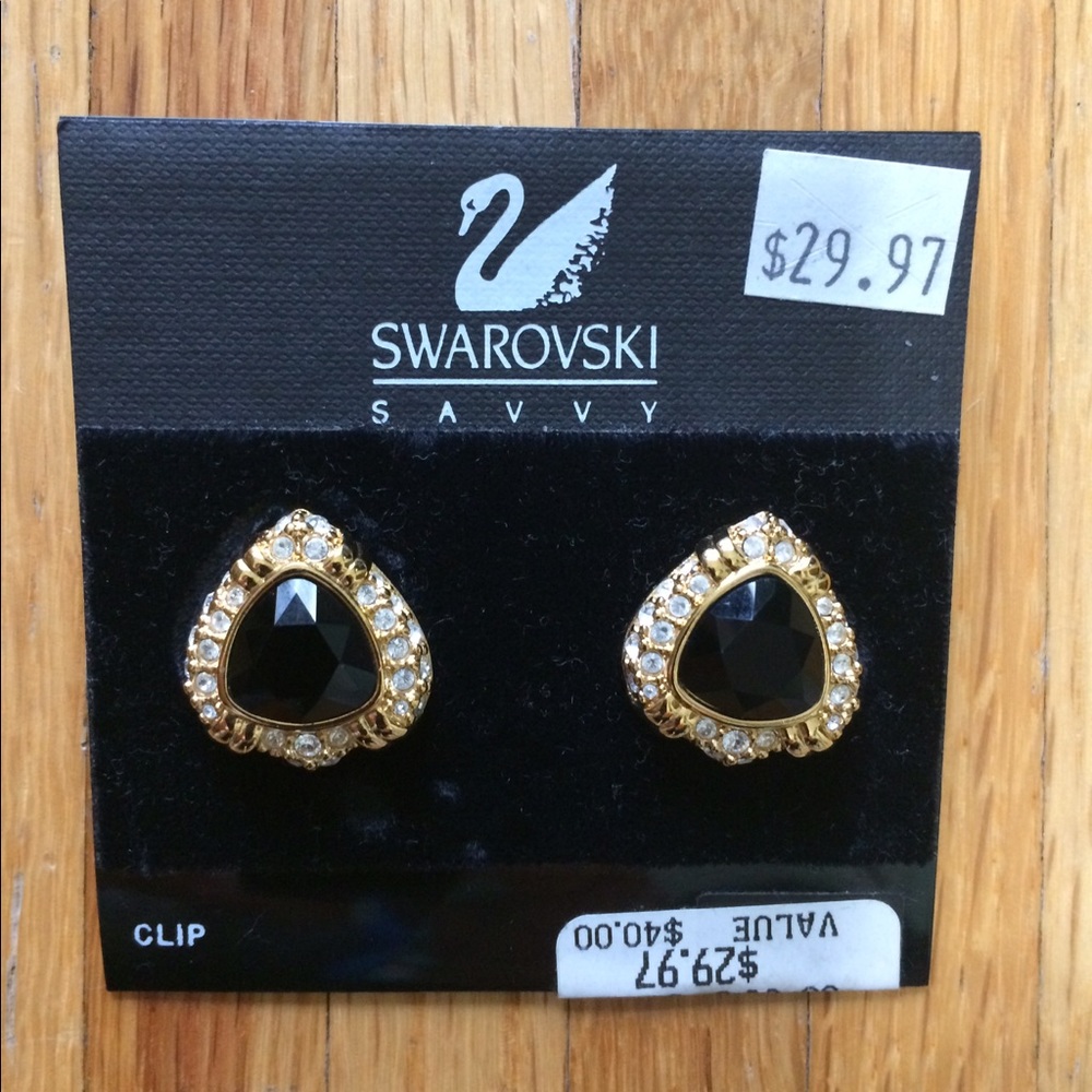 Swarovski Clip On Earrings