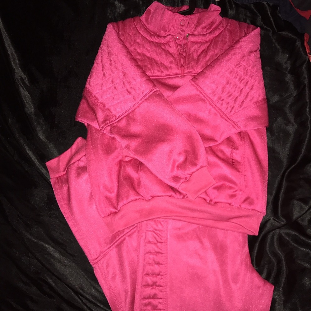 Hot Pink Adidas Track Suit (rare)