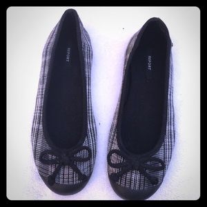 Black & White Checkered Flats