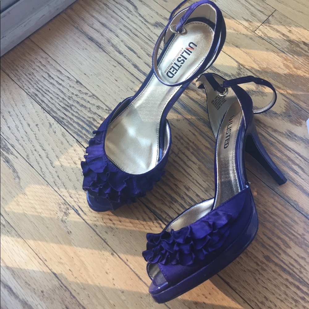 Unlisted by Kenneth Cole Purple Heels