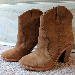 NWOT Joie Studded Western Bootie