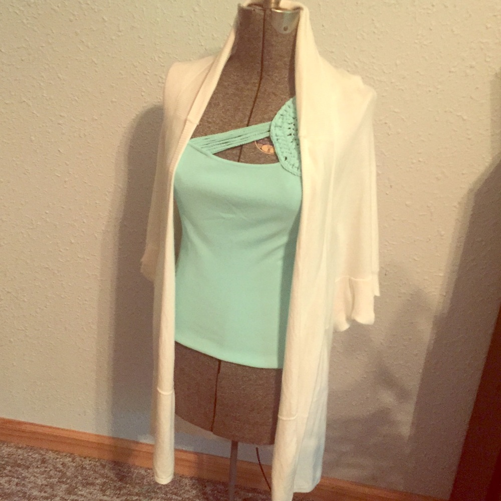 Ivory Michael Kors open sweater