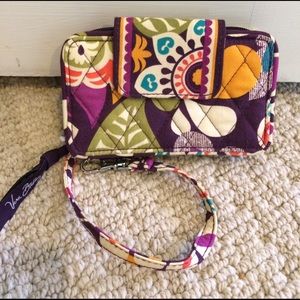 ONE WEEK SALE Vera Bradley plum crazy wristlet
