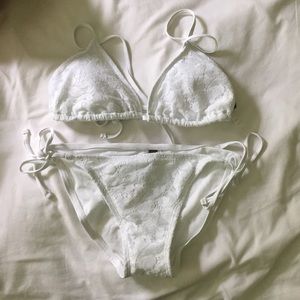 Tommy Bahama Lace Ahoy White Bikini