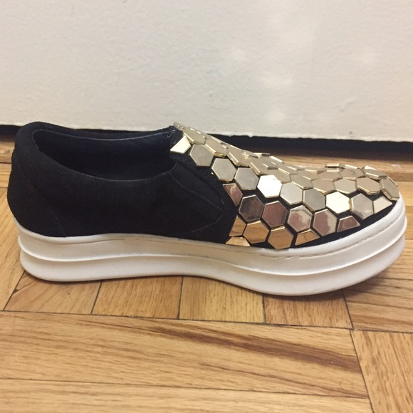 Jeffrey Campbell platform slide on sneakers - Picture 2 of 2