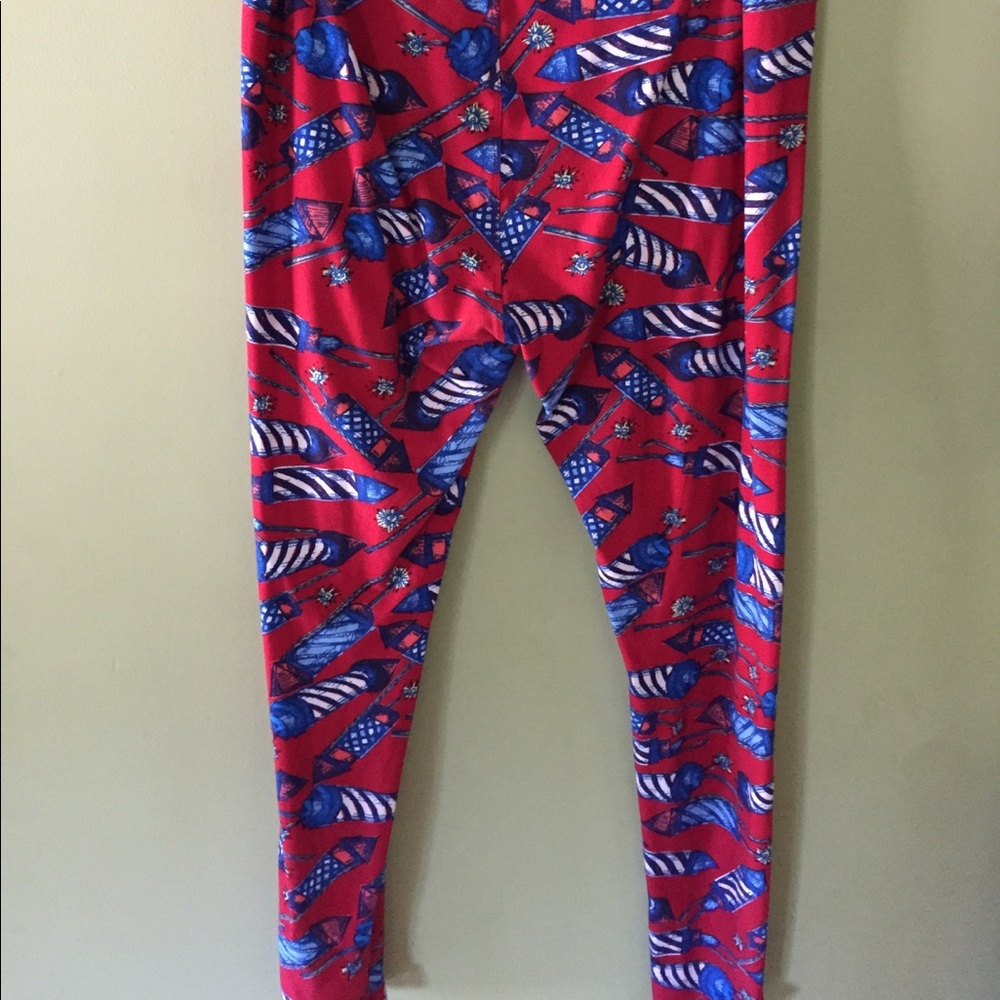 Lularoe TC 4th of July Leggings