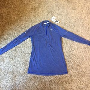 Adidas Women's blue light weight pullover, Size M