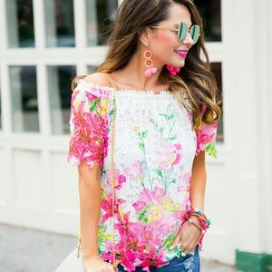 ❤️CLOSING SALE❤️ Multicolor floral Off Shoulder
