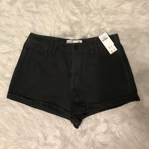 High rise A&F shorts