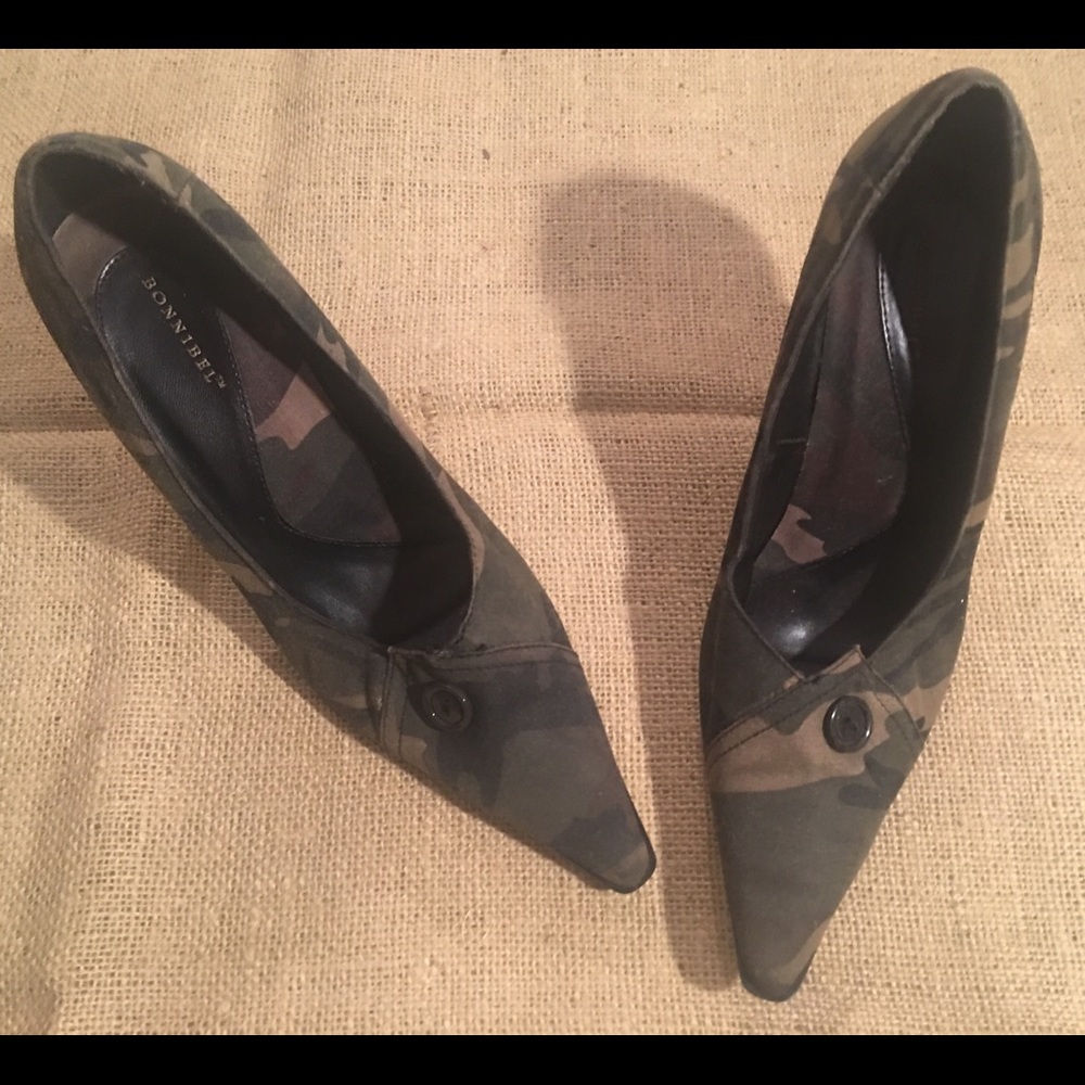 Camouflage Pumps Sz 8 By Bonnibell