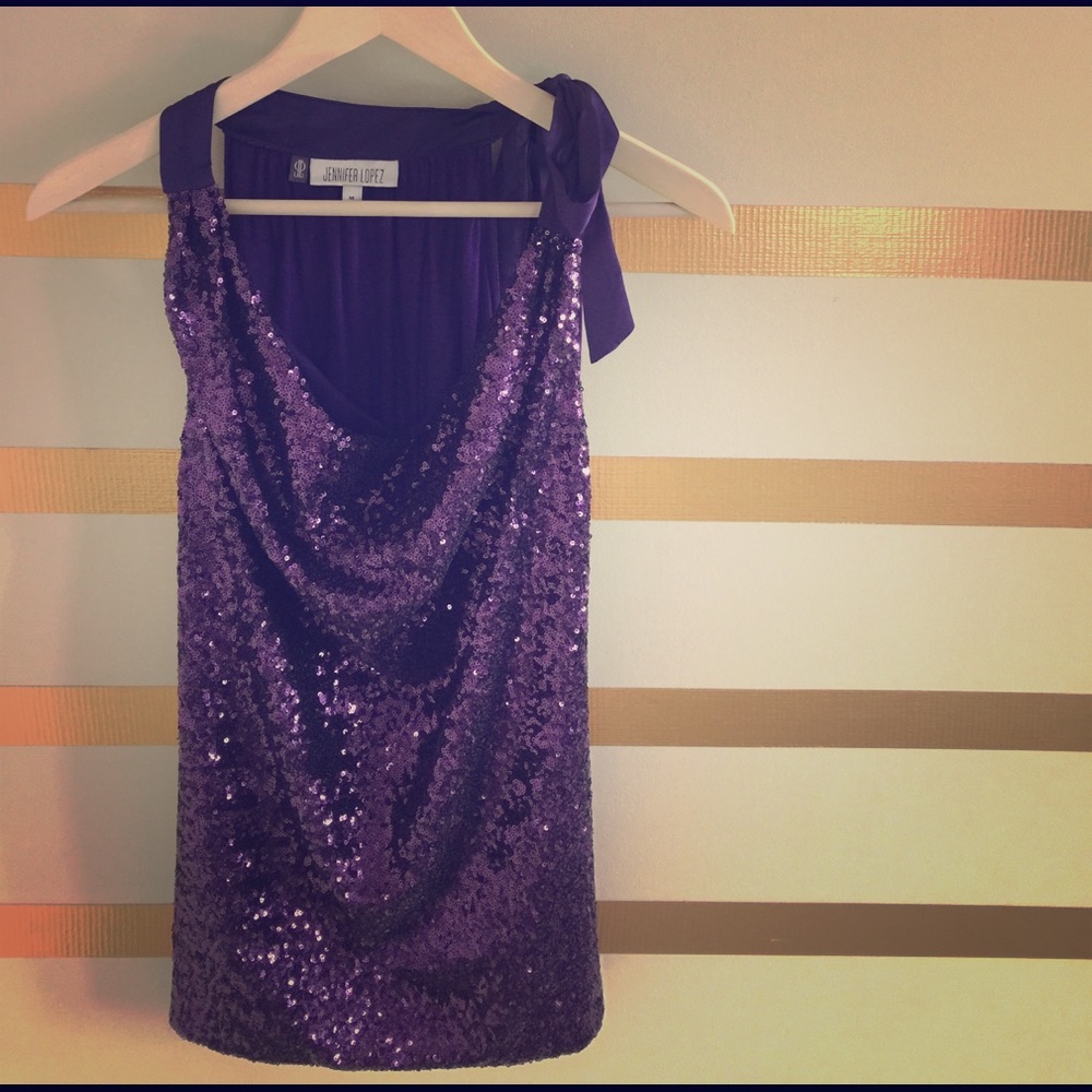 J.Lopez Sequin Tank