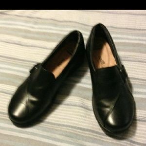 Clarks Black  Cushion Soft Slip On