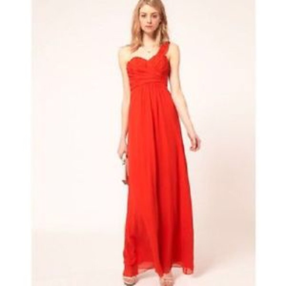 💥NWT💥Ted Baker Orange Red Silk Gown