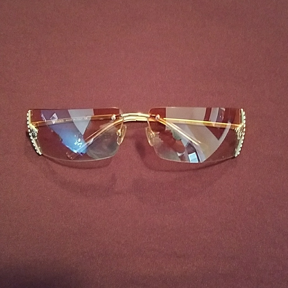 Versace  Rose Gold Sunglasses