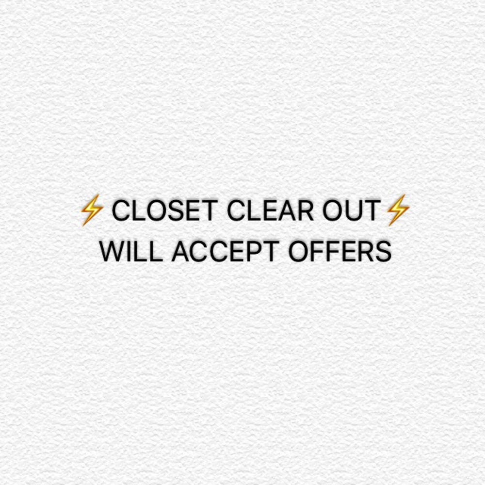 CLOSET CLEAR OUT!! IT ALL NEEDS TO GO!!