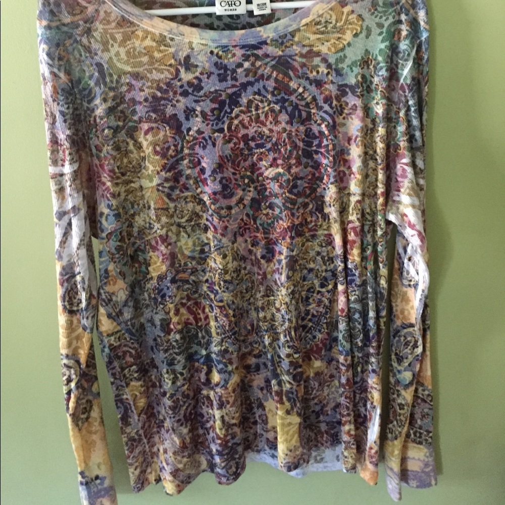 Cato brand long-sleeves blouse