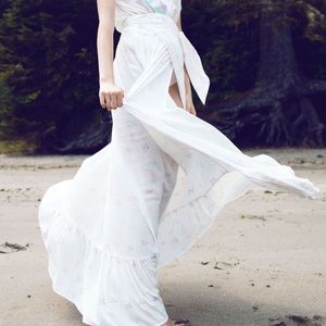 Wildfox  Multi Unicorn Wrap Maxi Skirt RARE