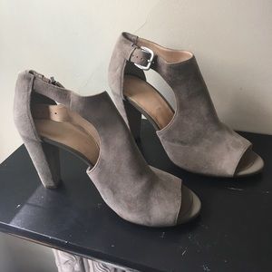 Suede banana republic booties