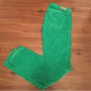 AG The Stevie Green Corduroy Jean Size 27
