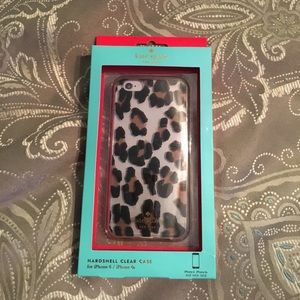 Never used  6/6s hardhell kate spade iPhone case