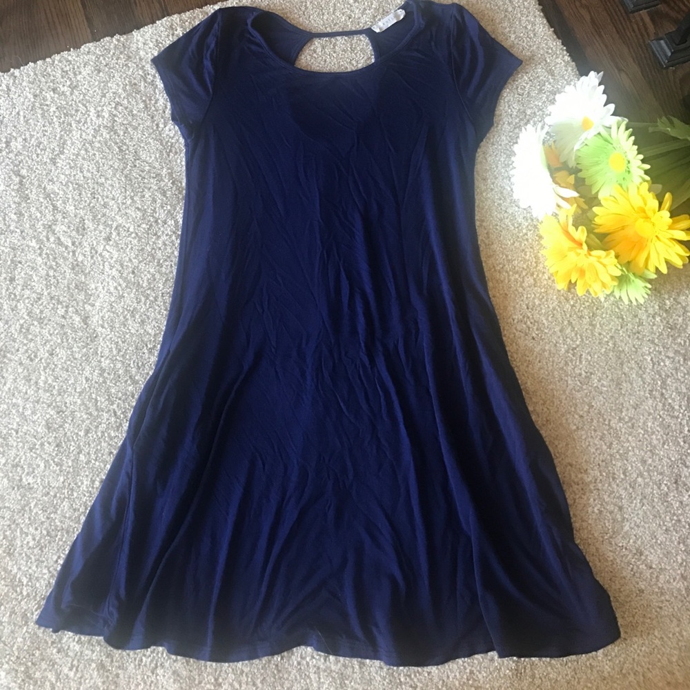 Navy Entro Dress, Sz M