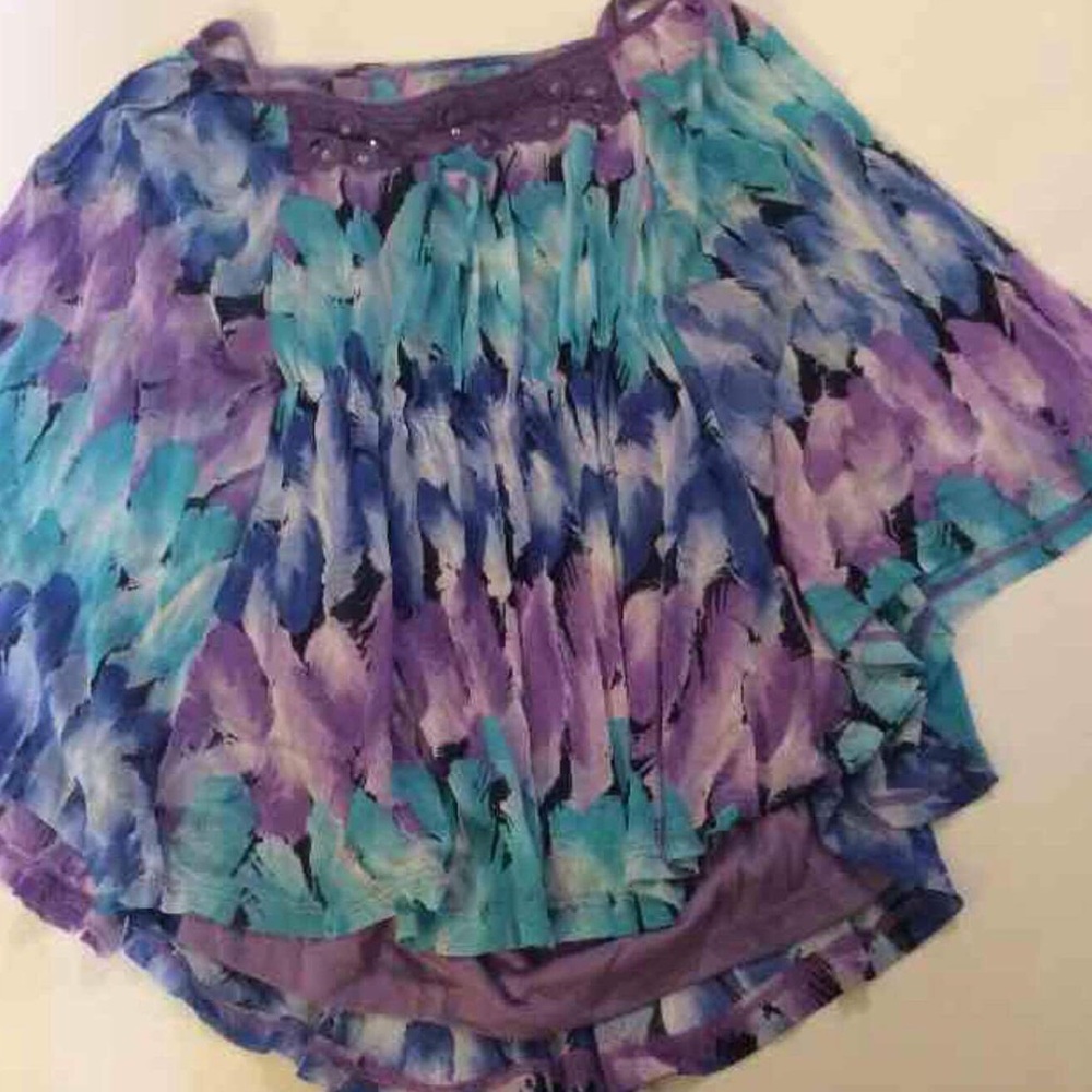 Girls justice flowy butterfly top