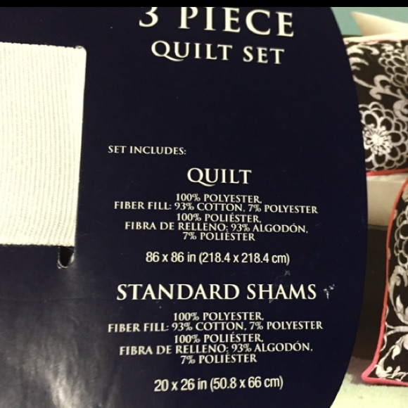 Colormate 3 Piece Quilt Set - Picture 3 of 4