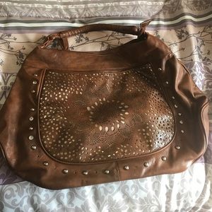 Genuine leather hobo bag, used once or twice