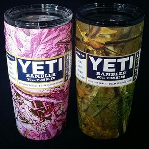 YETI Combo- 2 20 oz Camo Set (For Him & Her)