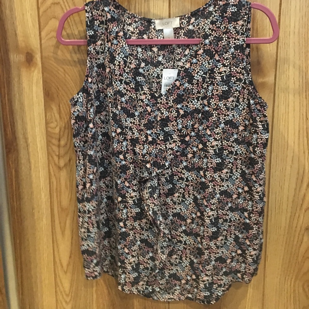 Loft outlet sleeveless blouse