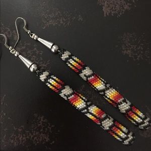 Hand Beaded Earrings