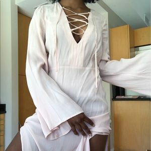 Pink maxi dress