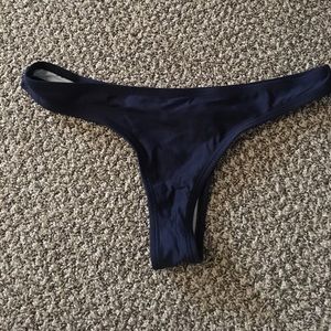 Cheeky navy blue bikini bottoms