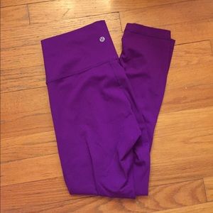 Lululemon high rise leggings, worn only once