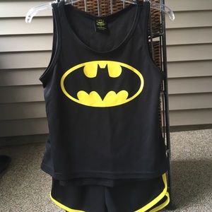 Hot Topic Batman Tank & athletic shorts Small