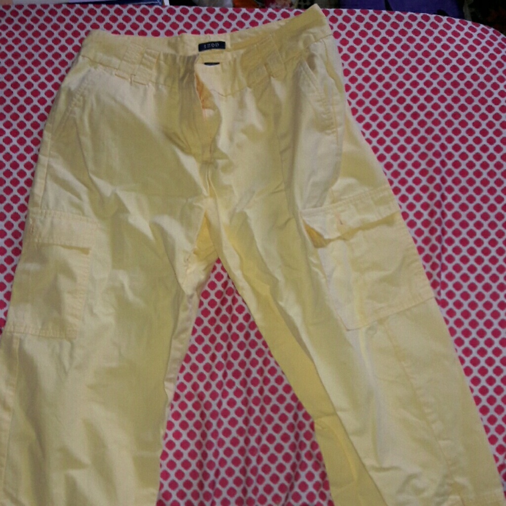 Yellow Izod pants
