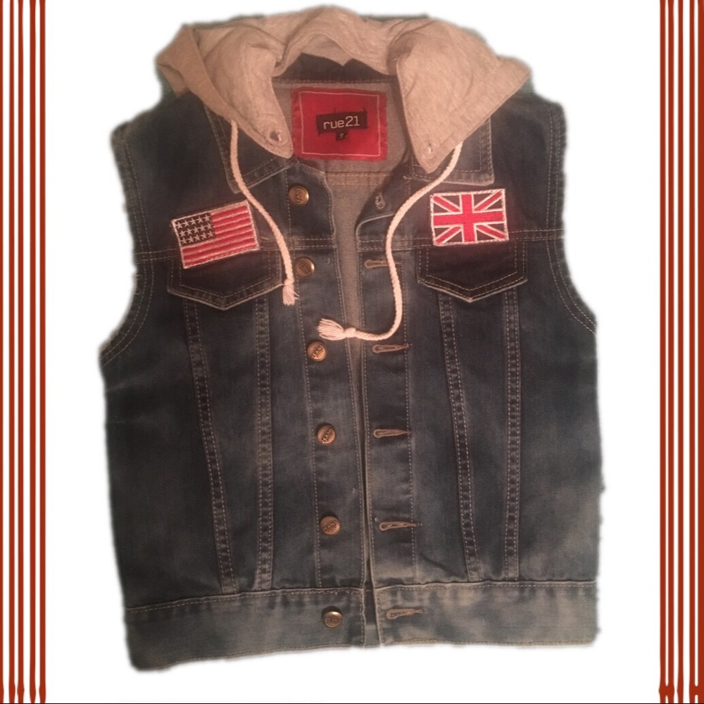 Rue 21 Denim Vest NWOT