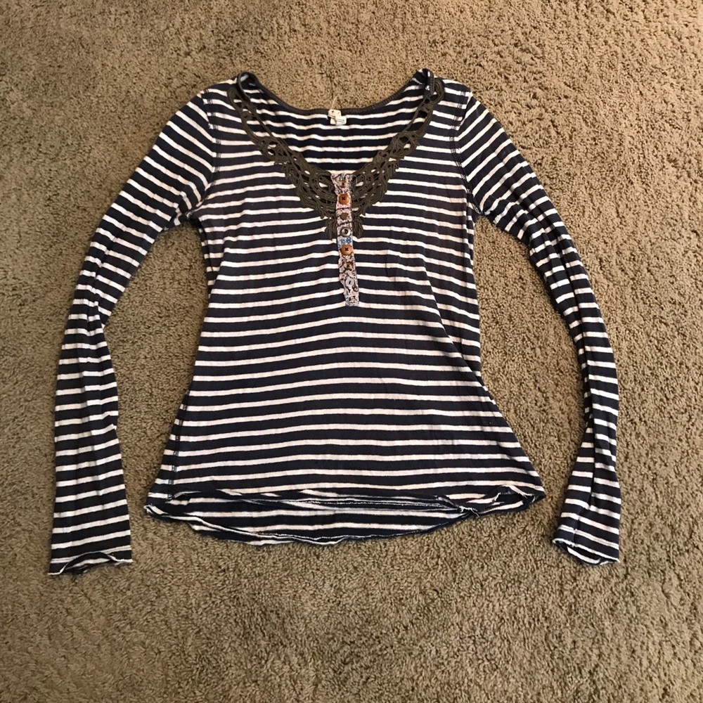 FREE PEOPLE striped long sleeve