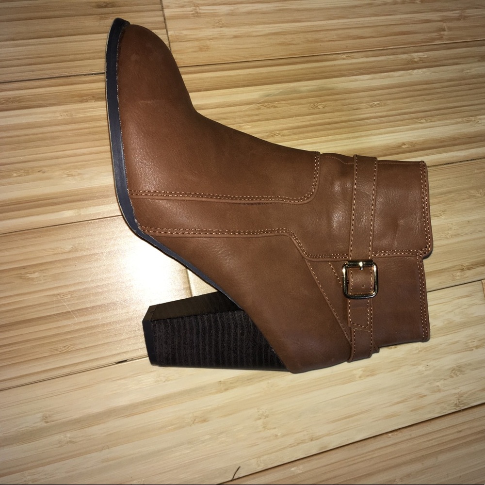 Brown booties