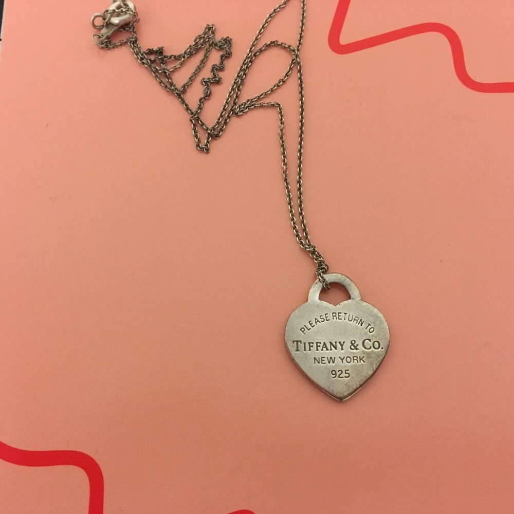Tiffany & Co Mini Heart Tag Necklace ❤️ AUTHENTIC