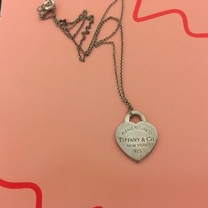 Tiffany & Co Mini Heart Tag Necklace ❤️ AUTHENTIC