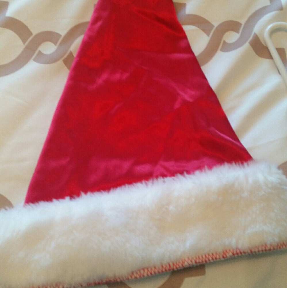 Victoria's Secret Santa hat.