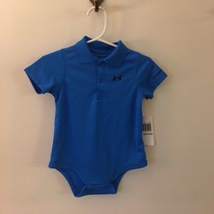 Collared under armor onesie