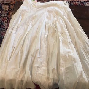 White Festival Skirt
