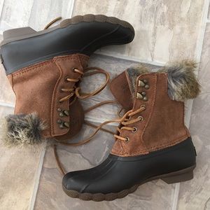 NWT Sperry Top-Sider Brown Winter Snow Boots