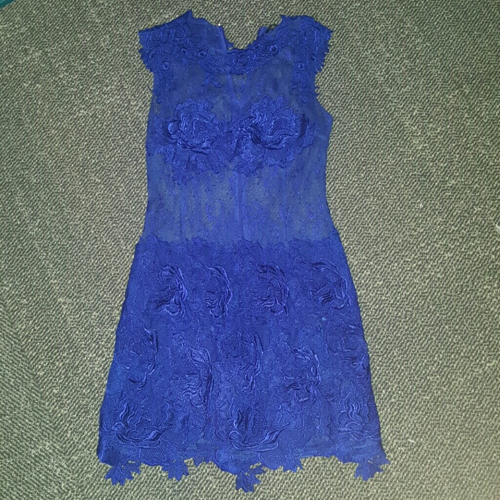 Bright Electric blue .